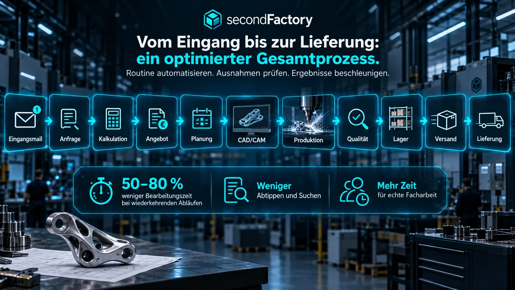 Vom Eingang bis zur Lieferung: ein optimierter Gesamtprozess